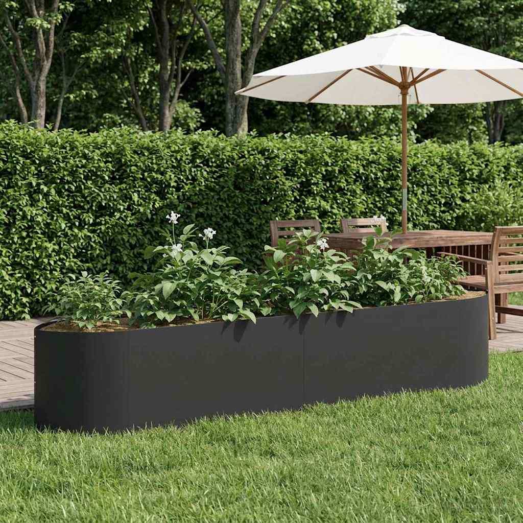 Hochbeet Im Garten 140 X 40 X 40 Cm Stahl