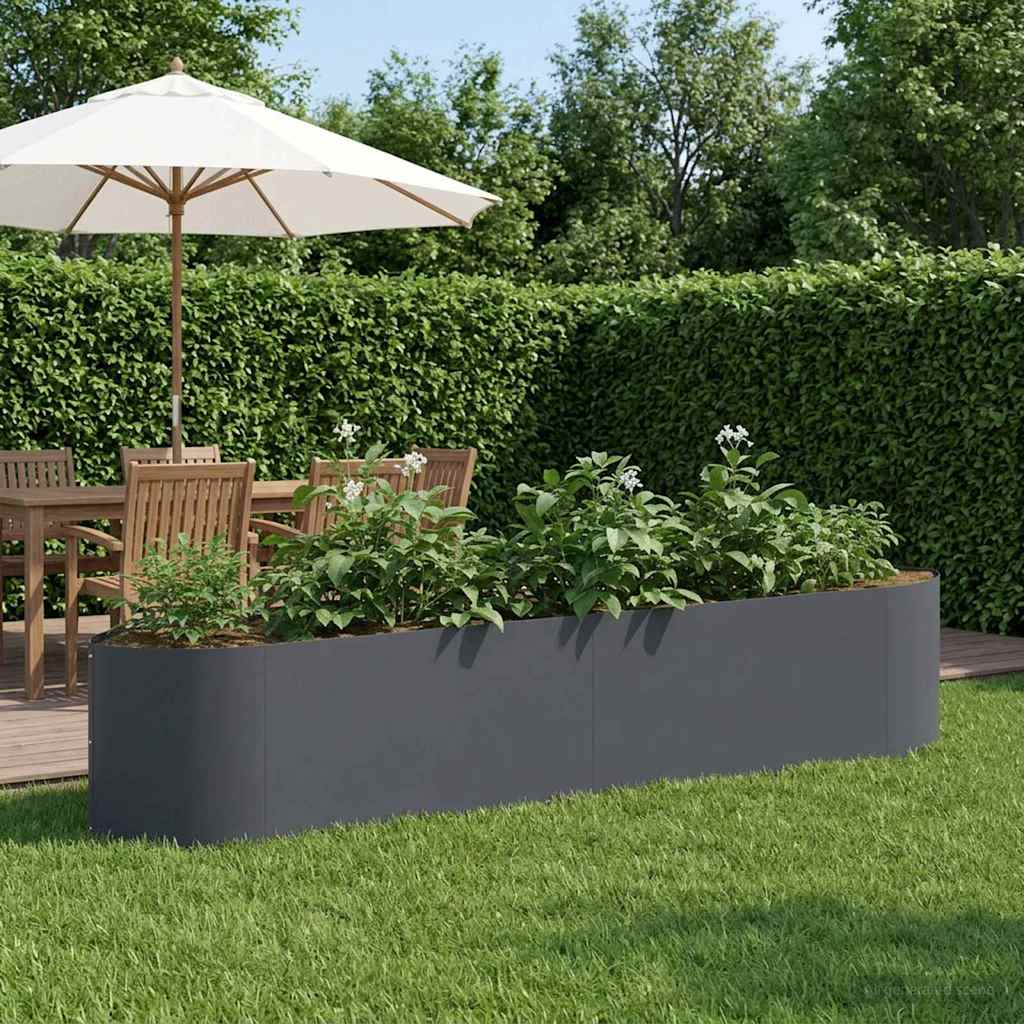 Hochbeet Im Garten 140 X 40 X 40 Cm Stahl