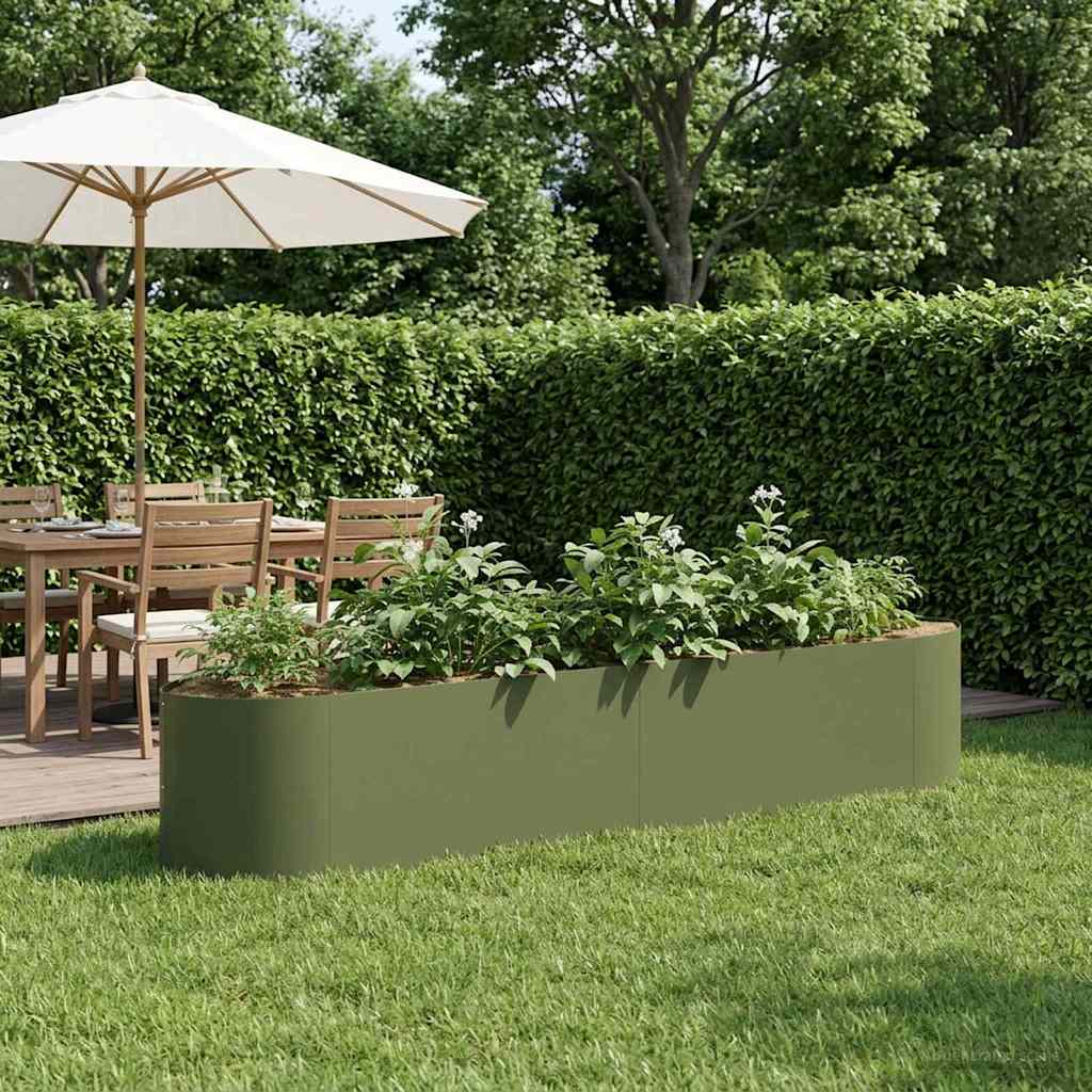 Hochbeet Im Garten 140 X 40 X 40 Cm Stahl