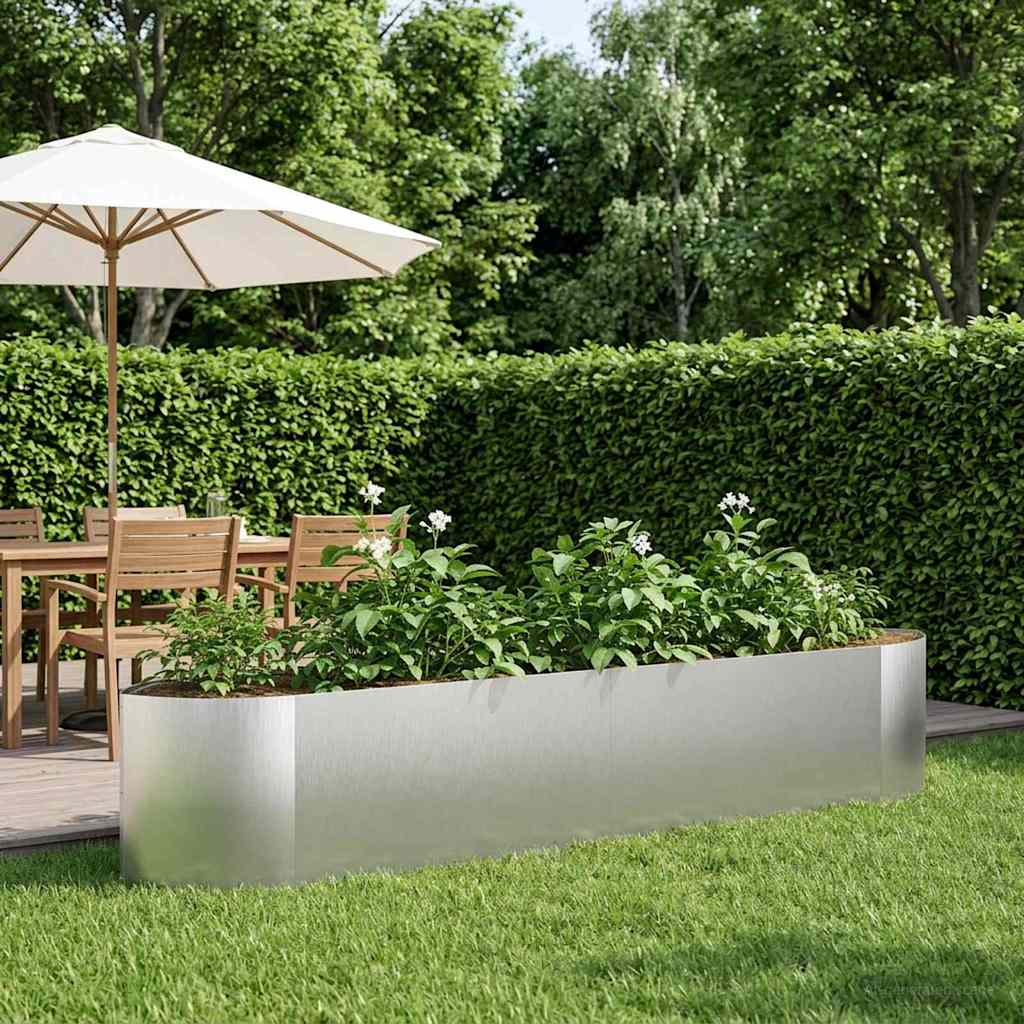 Hochbeet Im Garten 140 X 40 X 40 Cm Stahl