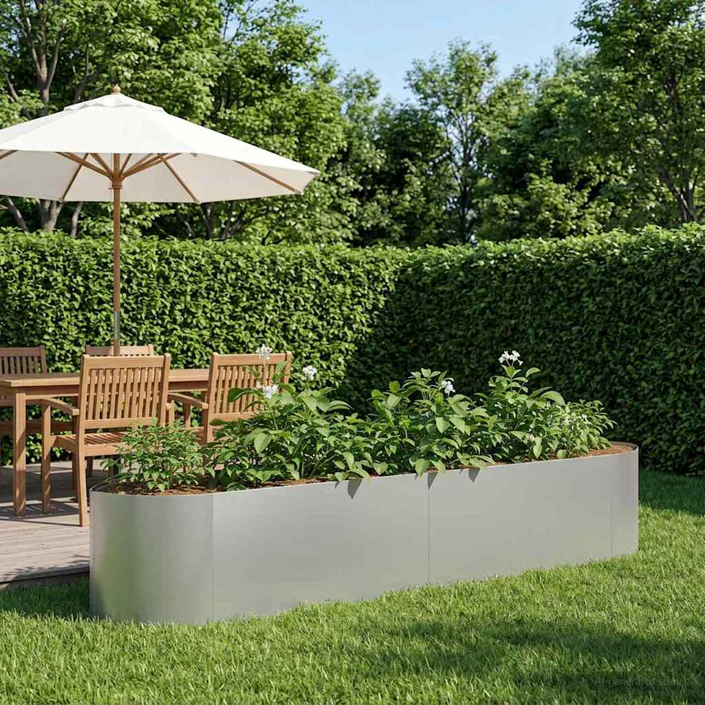 Hochbeet Im Garten 140 X 40 X 40 Cm Stahl
