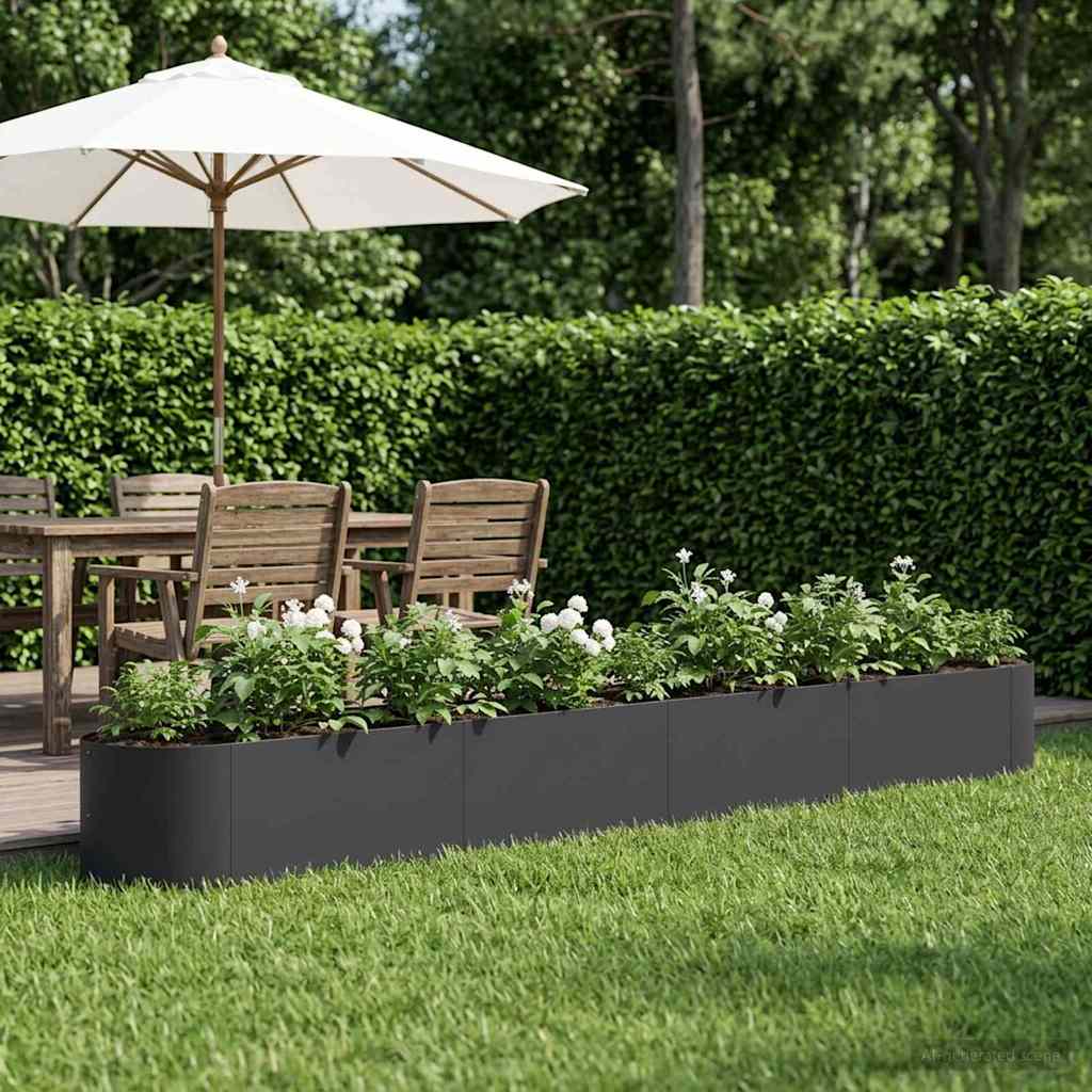 Hochbeet Im Garten 140 X 40 X 40 Cm Stahl