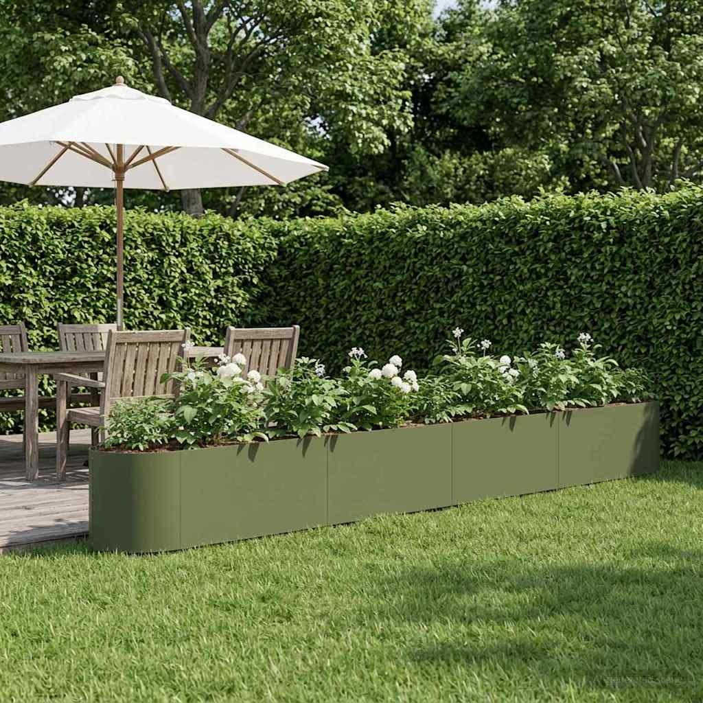 Hochbeet Im Garten 140 X 40 X 40 Cm Stahl