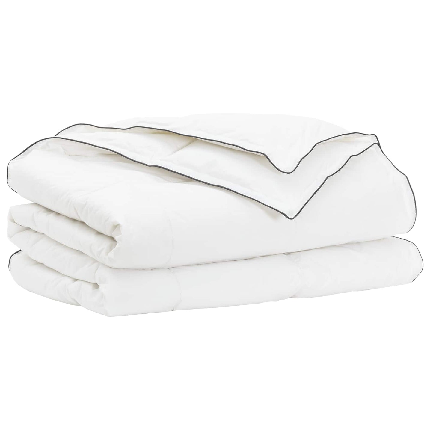 Bettwäsche-Set Weiß 140 X 200 Cm Baumwolle, Bambus, Polyester