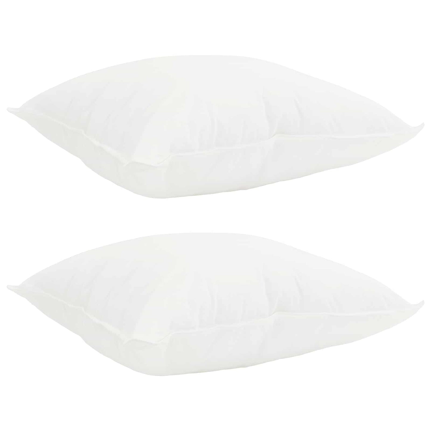 Bettwäsche-Set Weiß Baumwolle, Bambus, Polyester