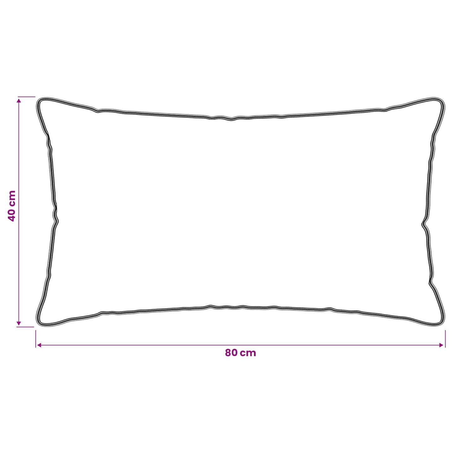 Bettwäsche-Set Mit Kissen 2 Pcs Weiß Bambusfaser