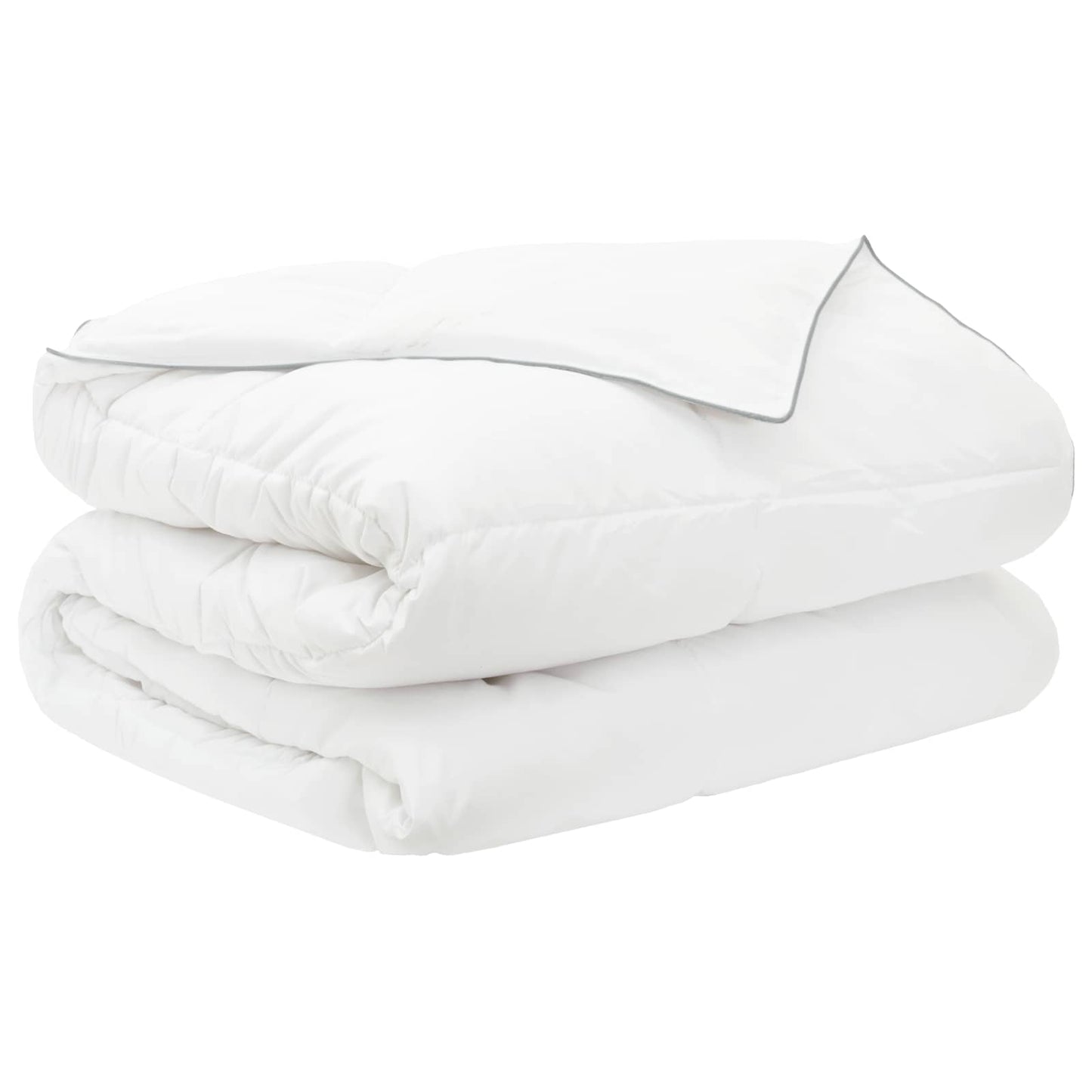 Bettwäsche-Set Mit Kissen Weiß 200 X 200 Cm Polyester, Bambus