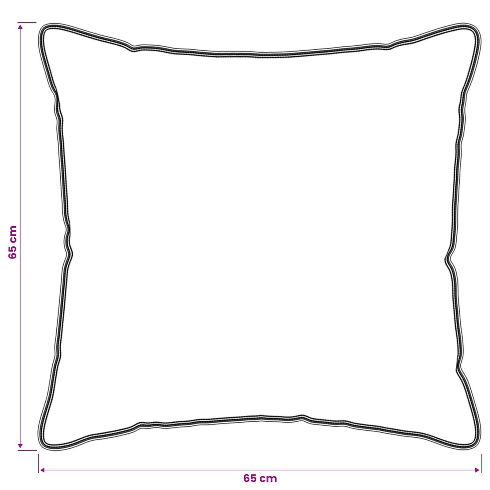 Bettwäsche-Set Mit Kissen Weiß 260 X 240 Cm Polyester, Bambus