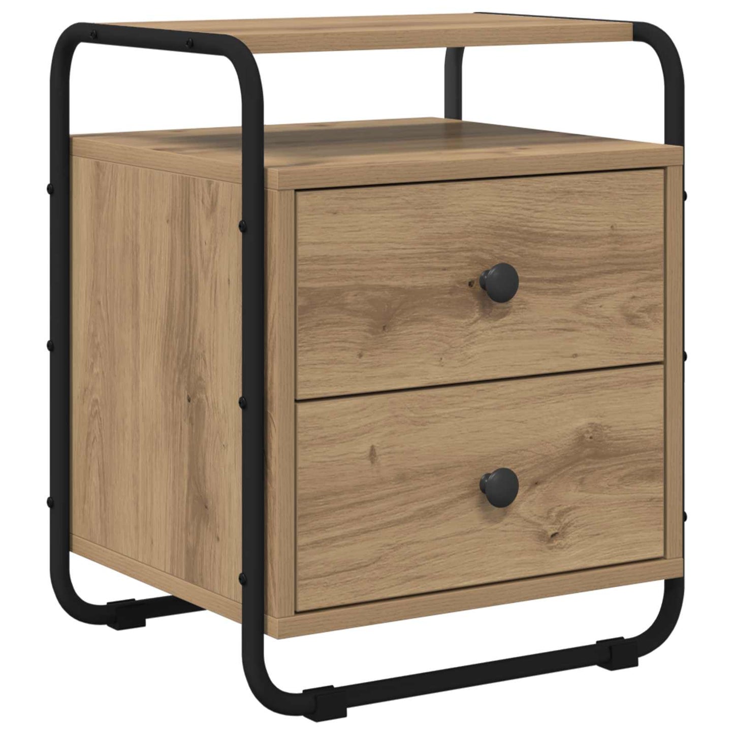 Nachttisch 2 Stk. Holzwerkstoff