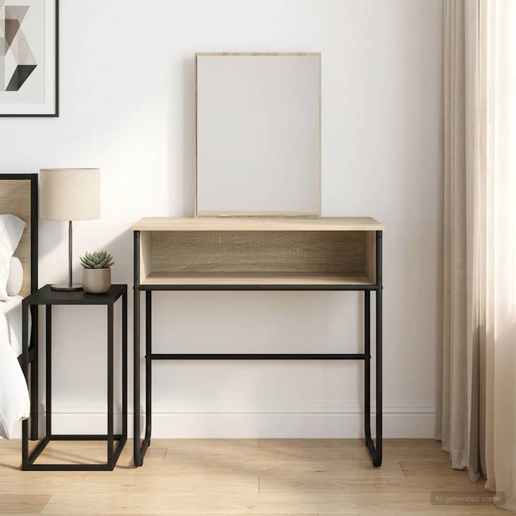 Schminktisch 81 X 40 X 131 Cm Holzwerkstoff