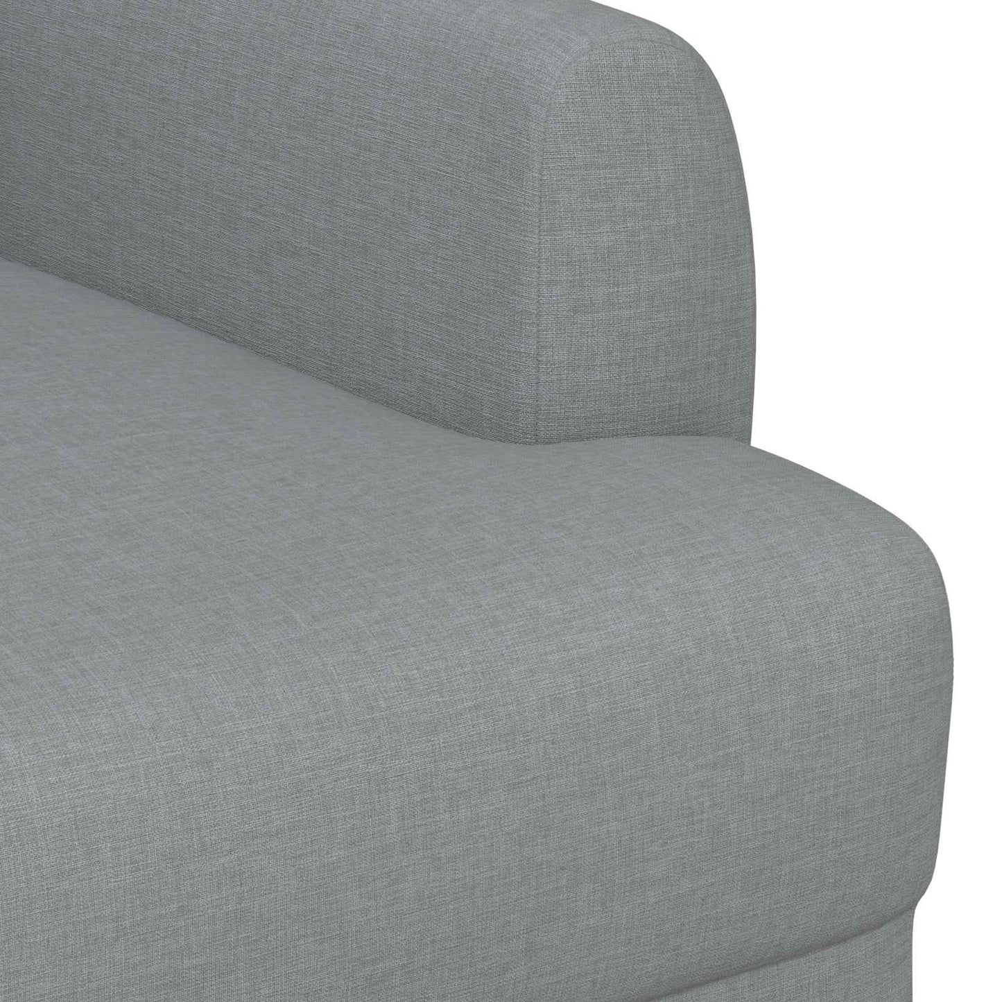 Zweisitzer Mit Knopfheftung Hellgrau 116 X 67 X 80 Cm Stoff