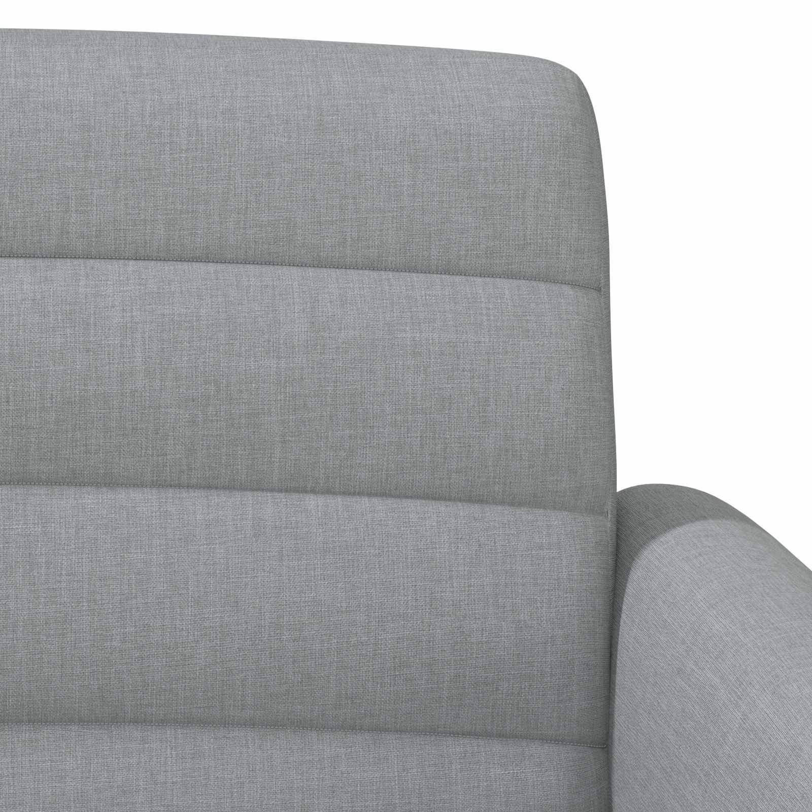 Zweisitzer Mit Knopfheftung Hellgrau 116 X 67 X 80 Cm Stoff