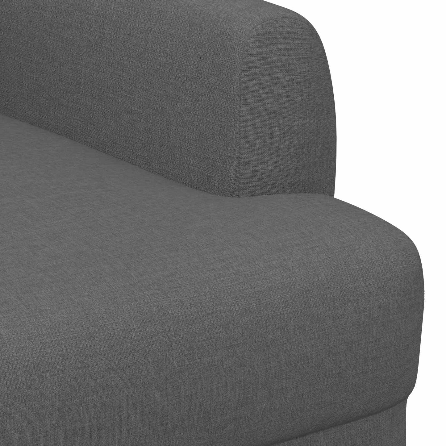 Zweisitzer Mit Knopfheftung Dunkelgrau 116 X 67 X 80 Cm Stoff