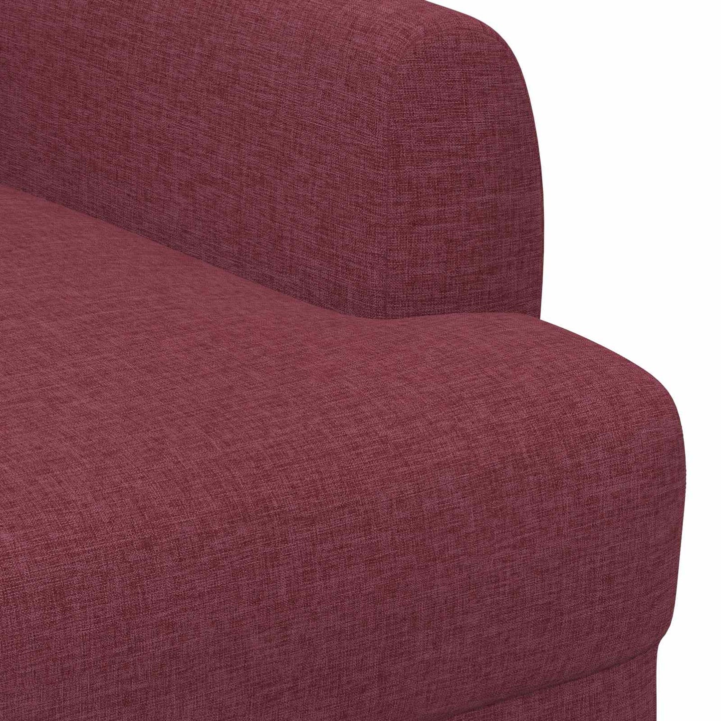 Zweisitzer Mit Knopfheftung Weinrot 116 X 67 X 80 Cm Stoff