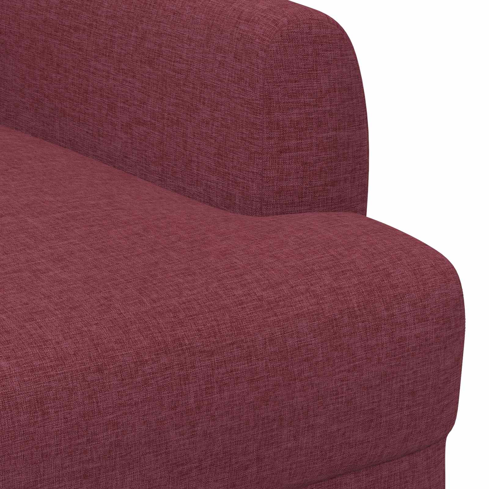 Zweisitzer Mit Knopfheftung Weinrot 116 X 67 X 80 Cm Stoff