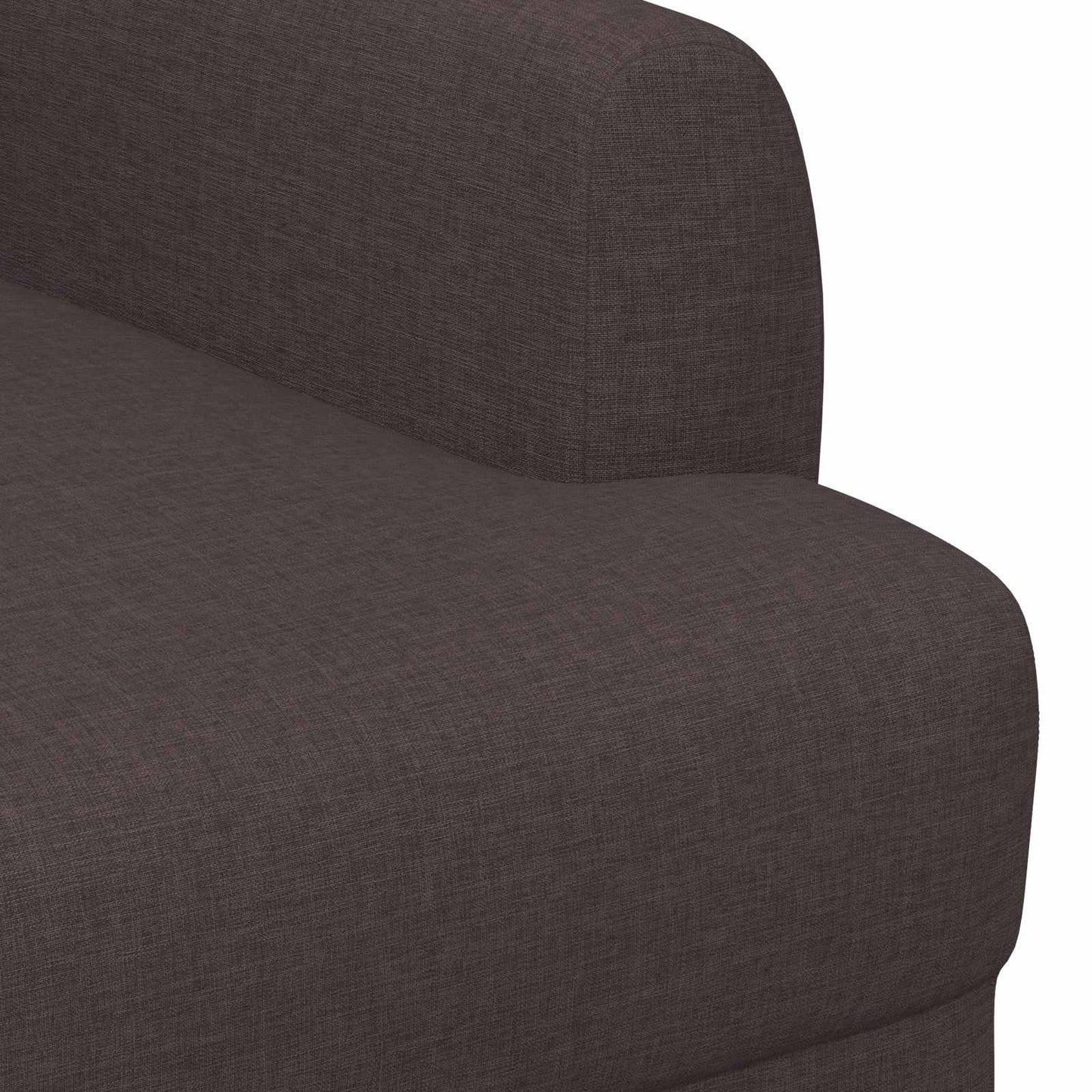 Zweisitzer Mit Knopfheftung Dunkelbraun 116 X 67 X 80 Cm Stoff