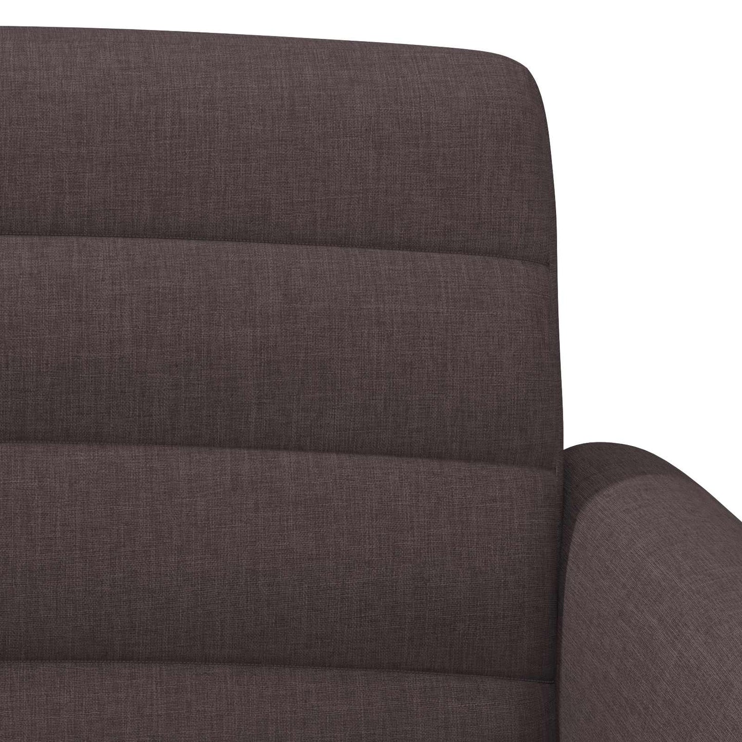 Zweisitzer Mit Knopfheftung Dunkelbraun 116 X 67 X 80 Cm Stoff