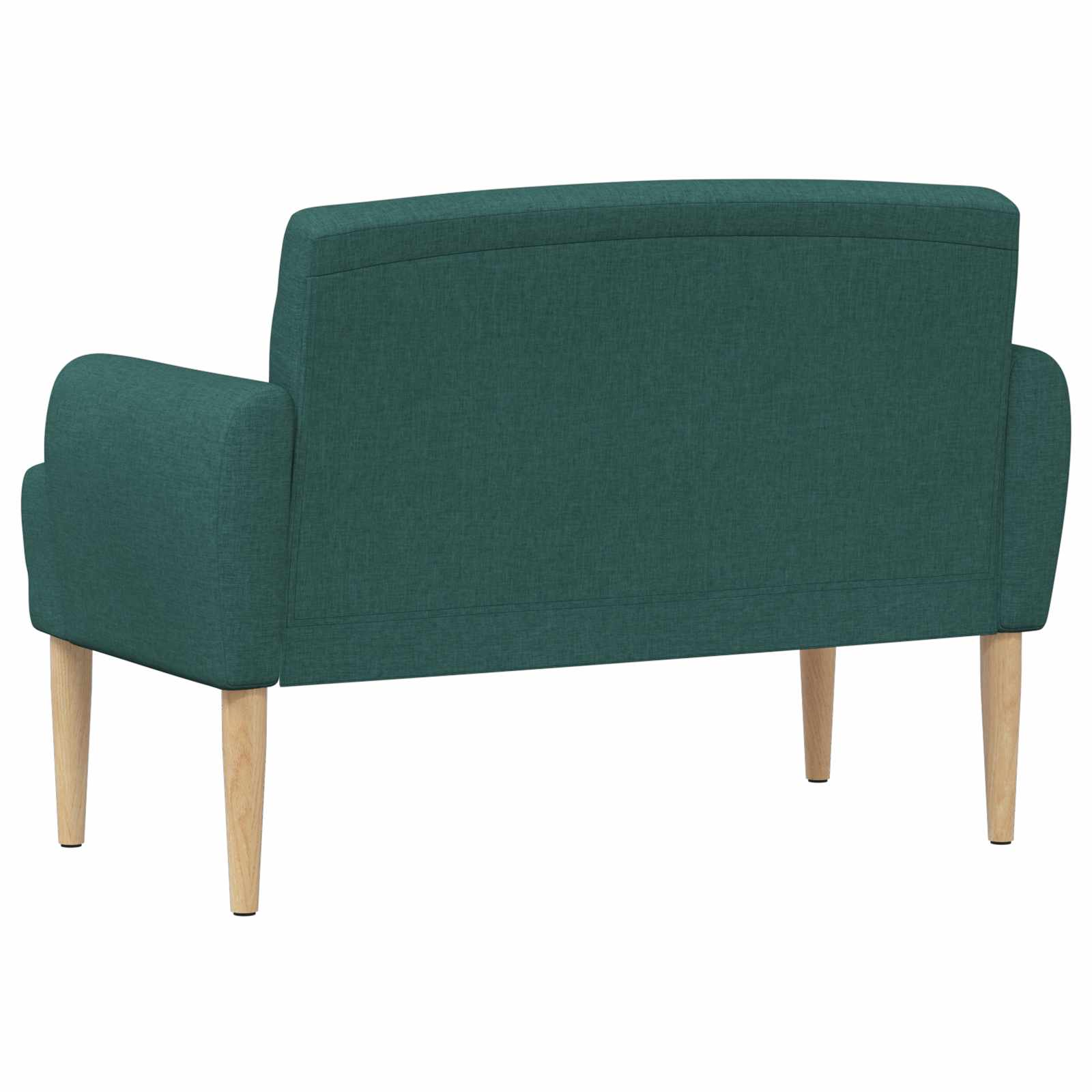 Zweisitzer Mit Knopfheftung Dunkelgrün 116 X 67 X 80 Cm Stoff