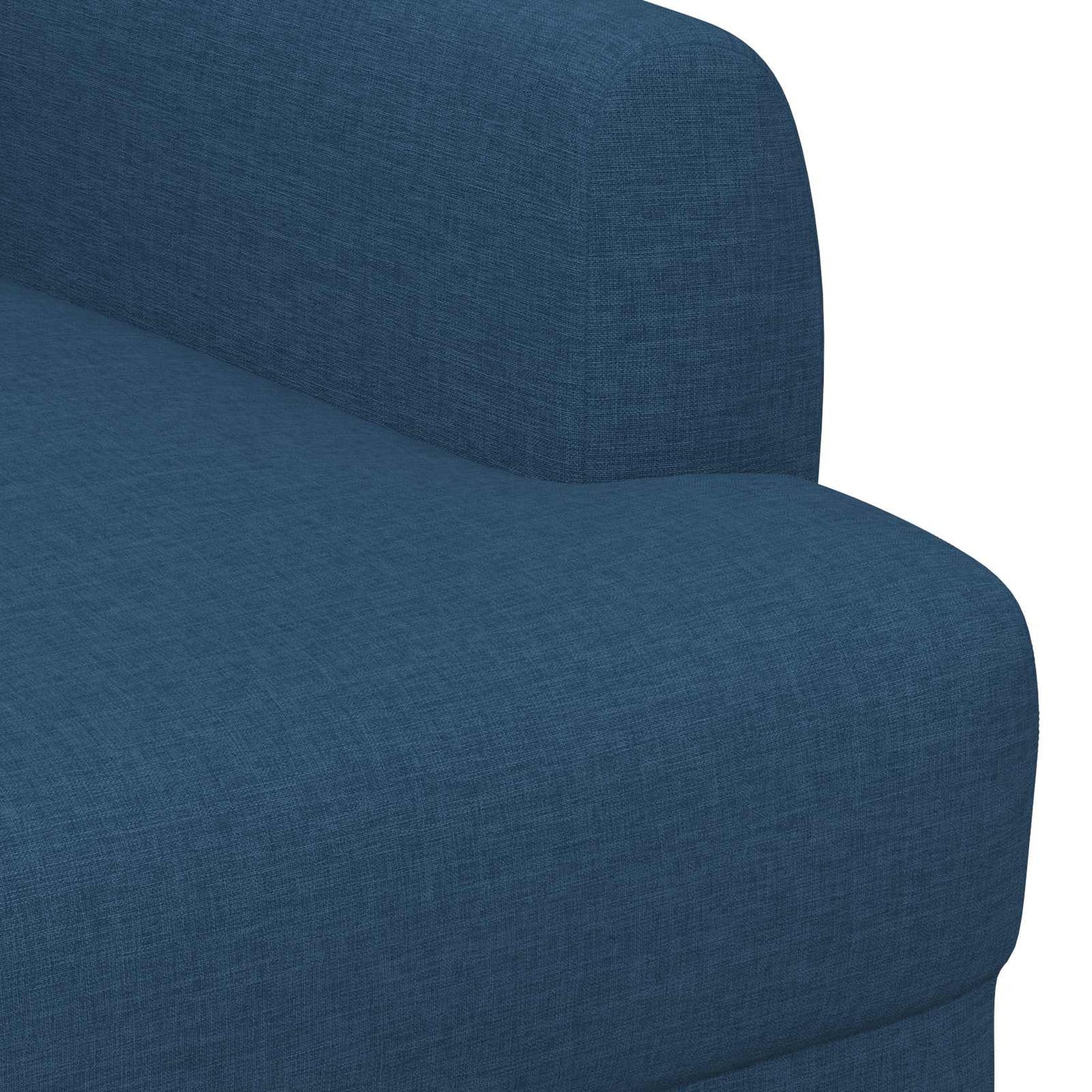 Zweisitzer Mit Knopfheftung Blau 116 X 67 X 80 Cm Stoff