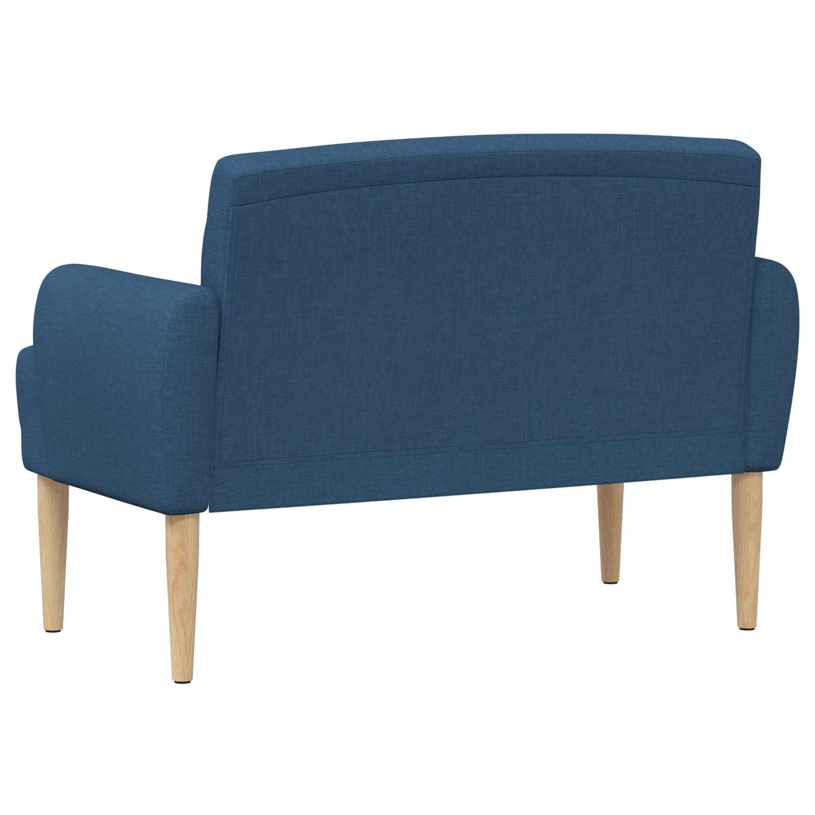 Zweisitzer Mit Knopfheftung Blau 116 X 67 X 80 Cm Stoff