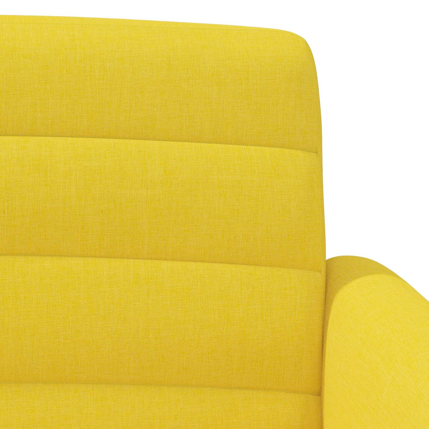 Zweisitzer Mit Knopfheftung Hellgelb 116 X 67 X 80 Cm Stoff
