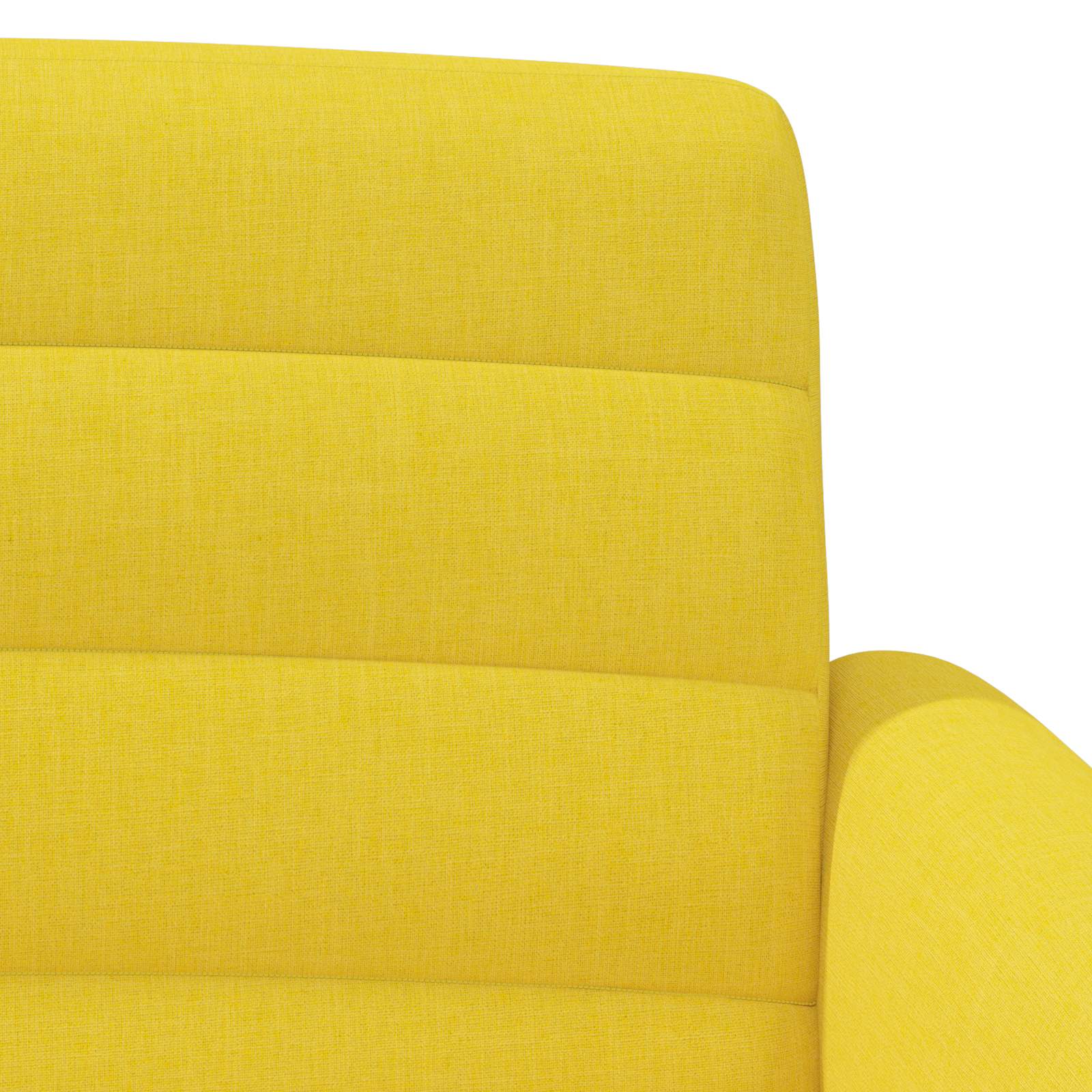 Zweisitzer Mit Knopfheftung Hellgelb 116 X 67 X 80 Cm Stoff