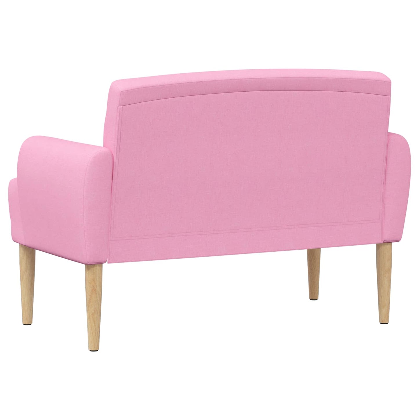 Zweisitzer Mit Knopfheftung Rosa 116 X 67 X 80 Cm Stoff