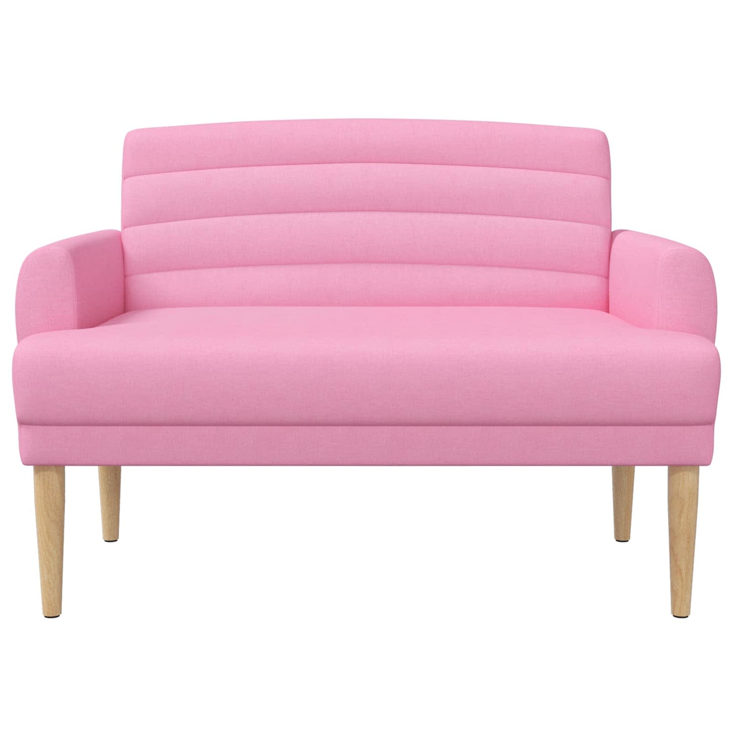 Zweisitzer Mit Knopfheftung Rosa 116 X 67 X 80 Cm Stoff