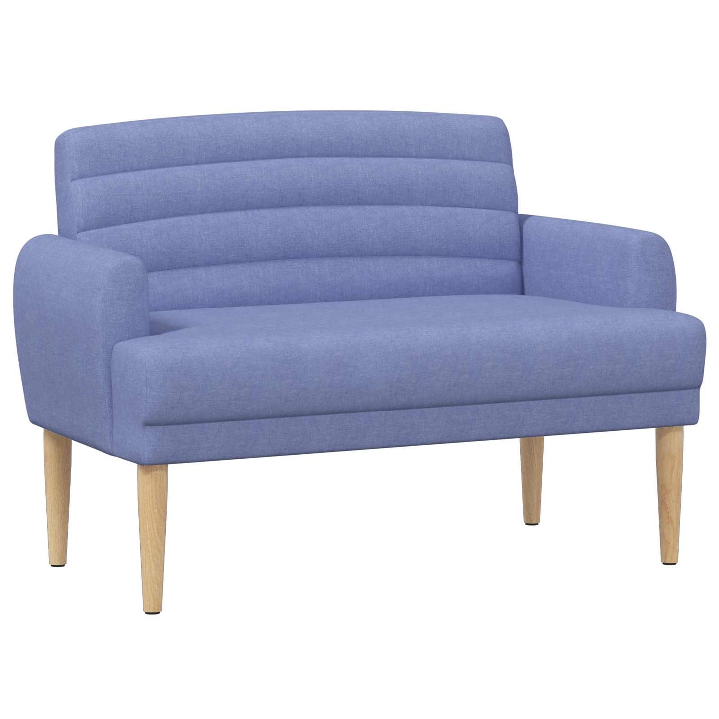 Zweisitzer Mit Knopfheftung Jeans Blau 116 X 67 X 80 Cm Stoff