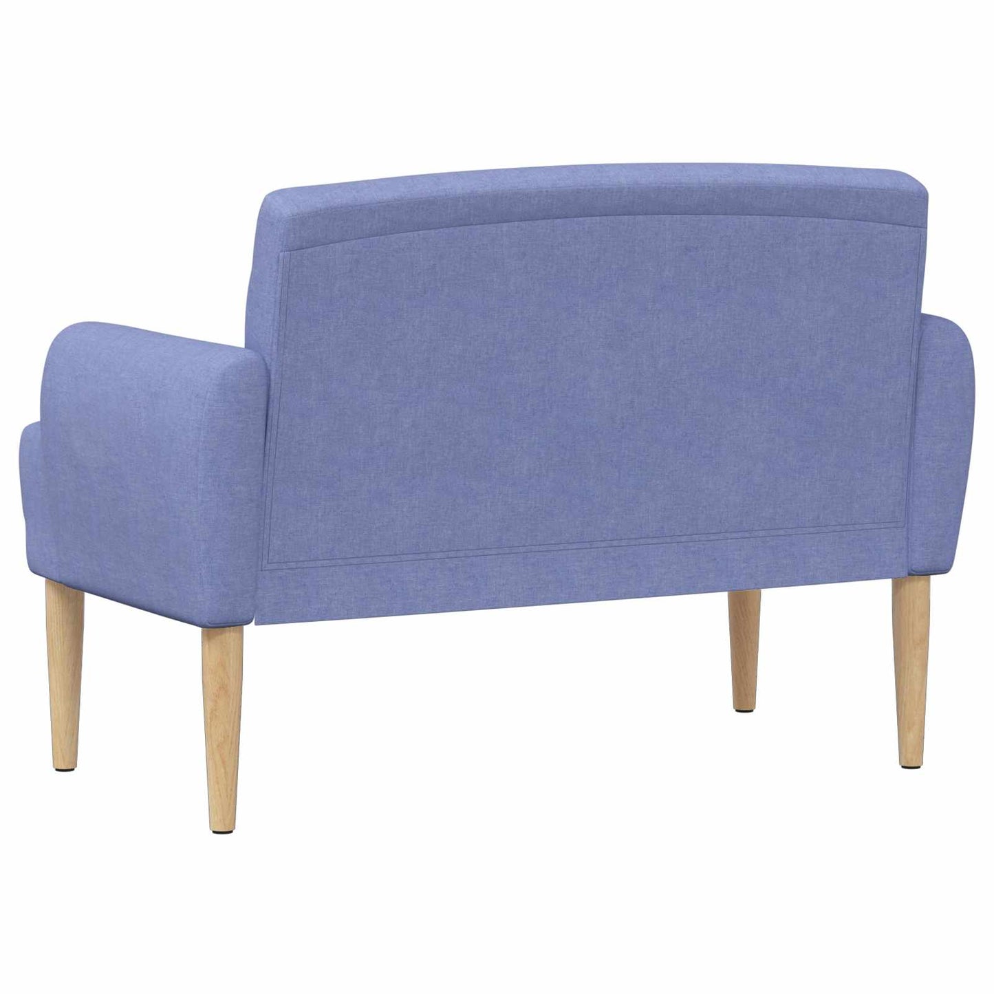 Zweisitzer Mit Knopfheftung Jeans Blau 116 X 67 X 80 Cm Stoff