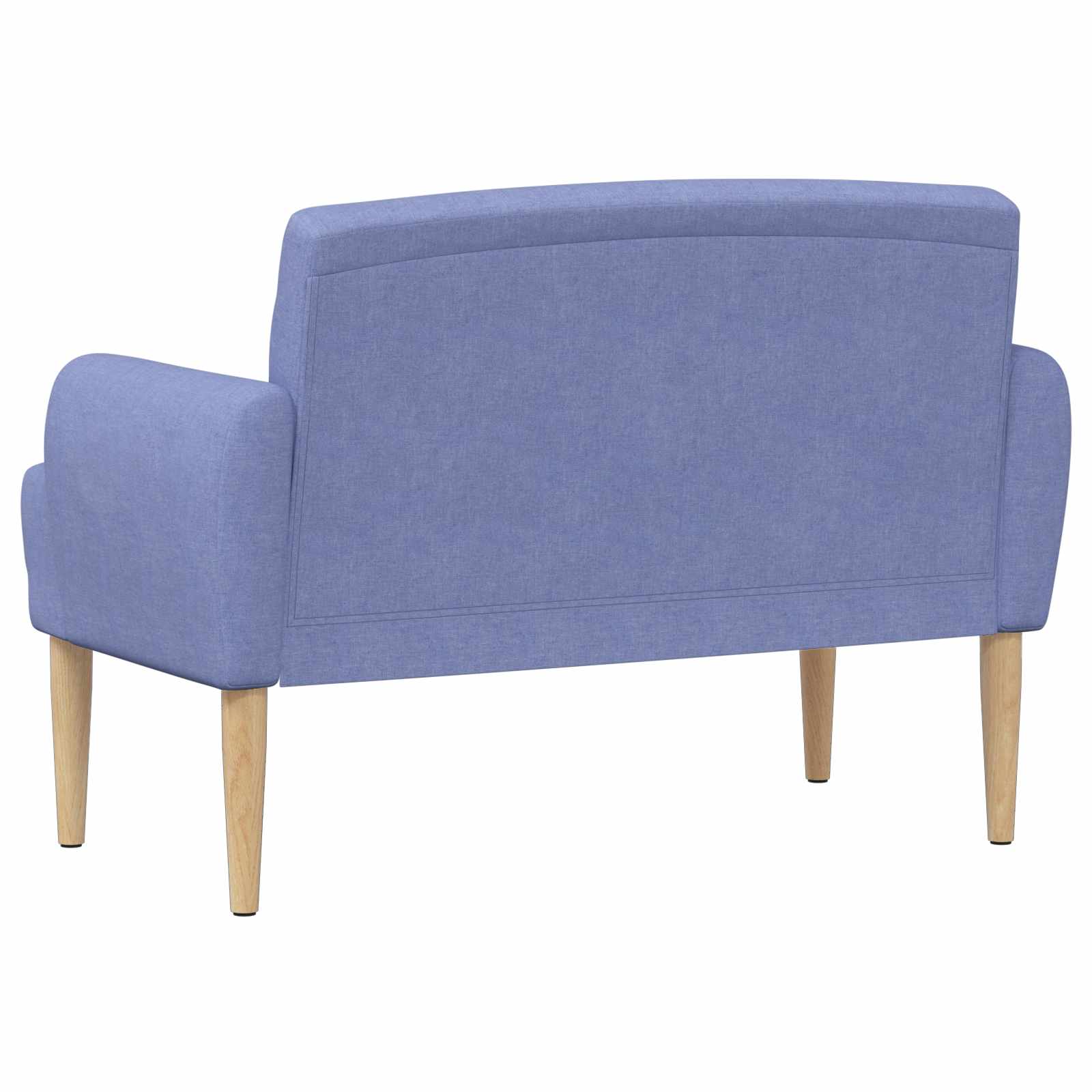 Zweisitzer Mit Knopfheftung Jeans Blau 116 X 67 X 80 Cm Stoff