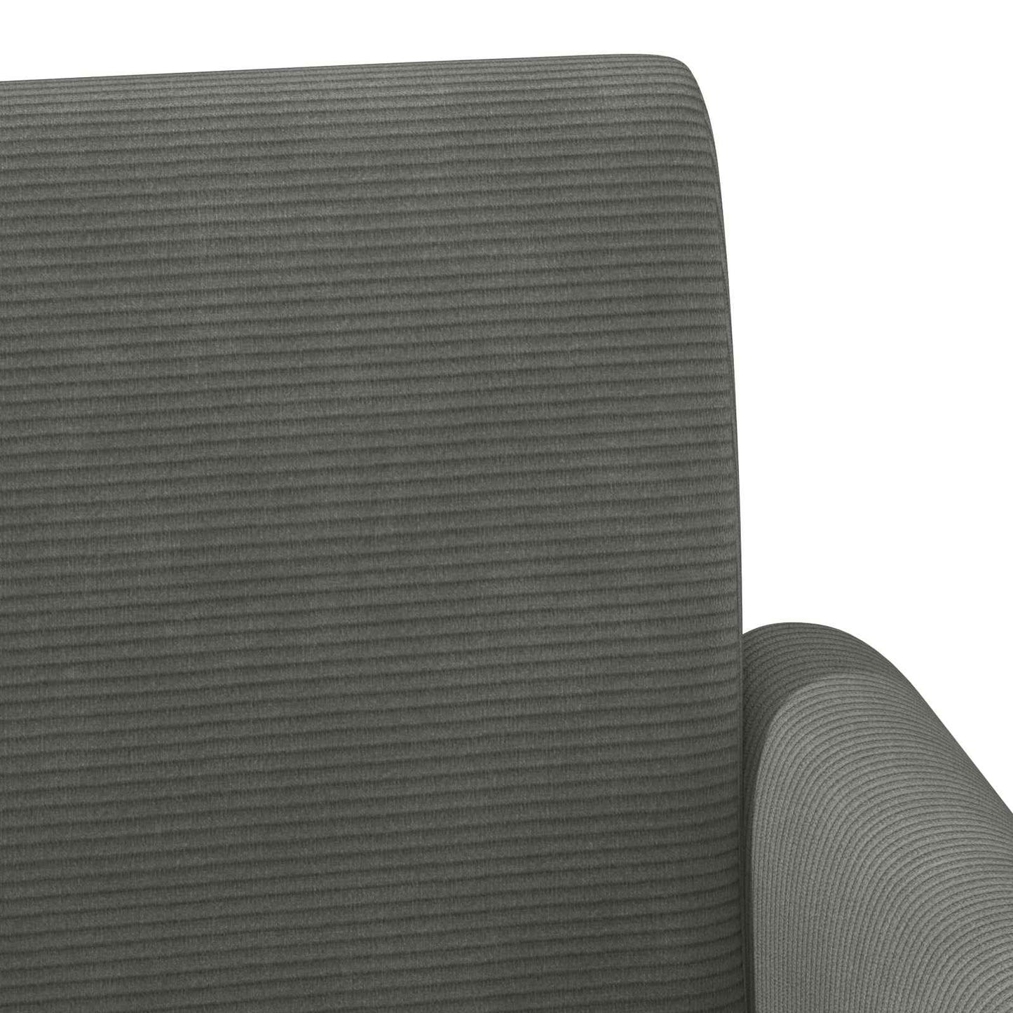 Zweisitzer Mit Knopfheftung Dunkelgrau 116 X 67 X 81 Cm