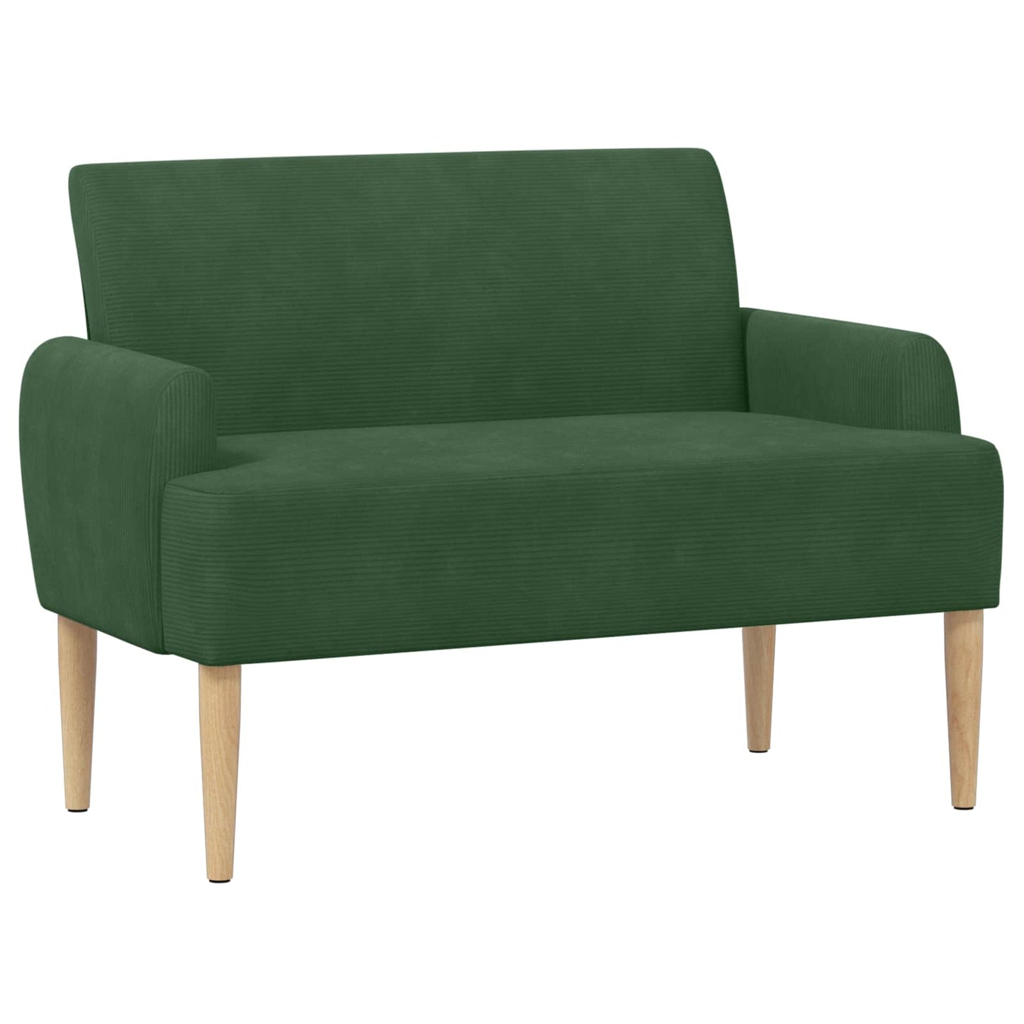Zweisitzer Mit Knopfheftung Dschungelgrün 116 X 67 X 81 Cm