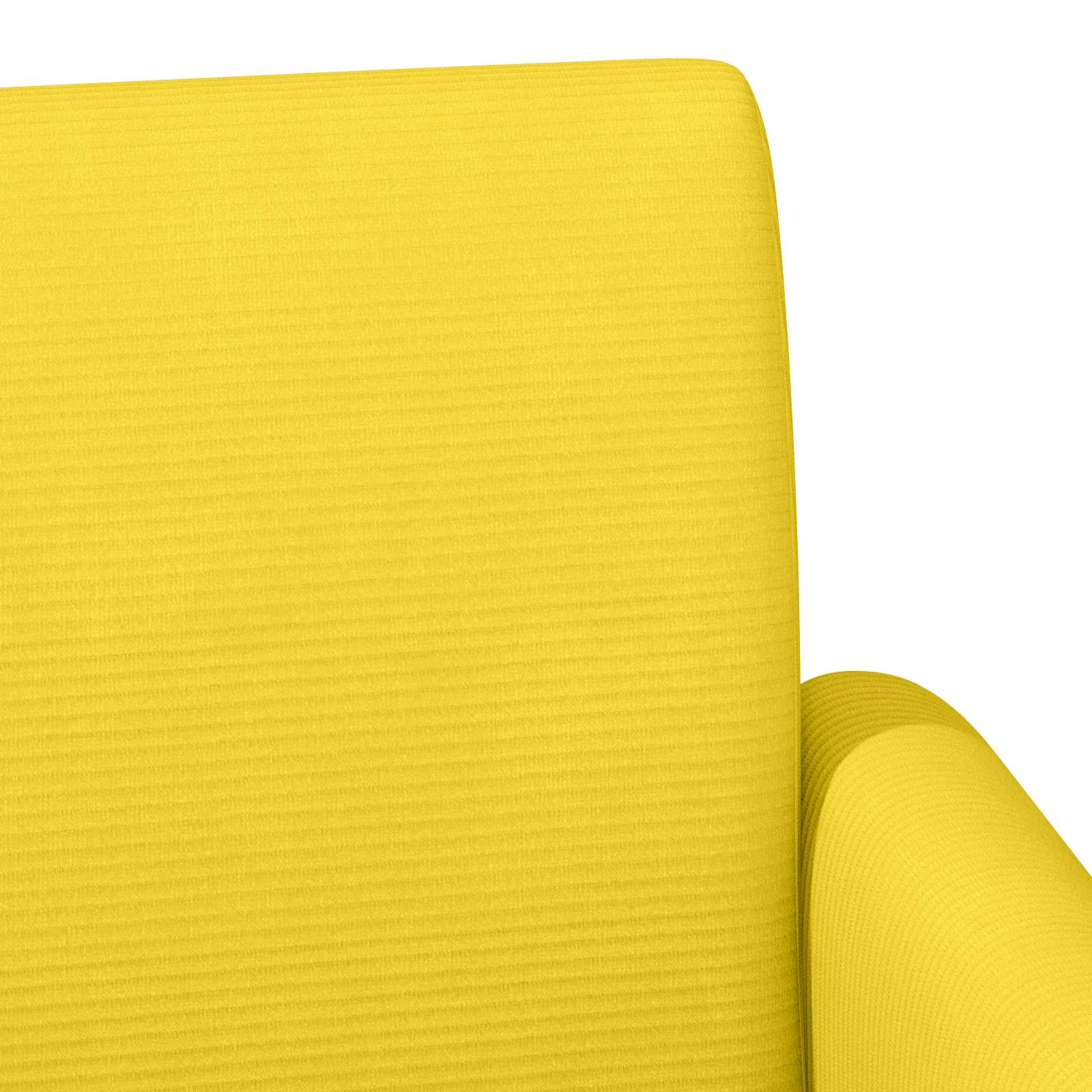 Zweisitzer Mit Knopfheftung Helles Gelb 116 X 67 X 81 Cm