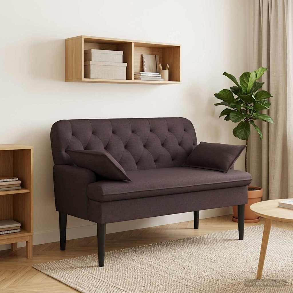 Zweisitzer Mit Knopfheftung 111 X 68 X 80 Cm Stoff