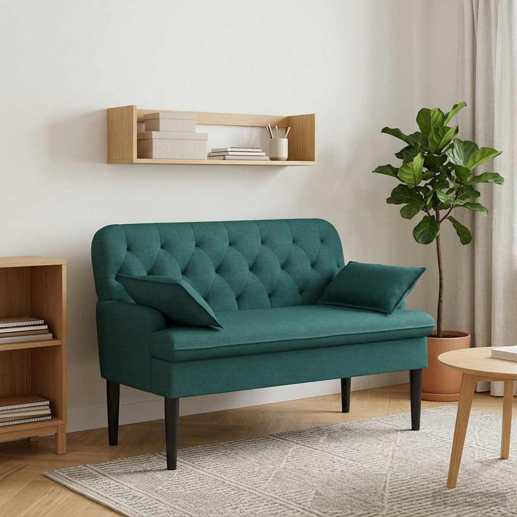 Zweisitzer Mit Knopfheftung 111 X 68 X 80 Cm Stoff