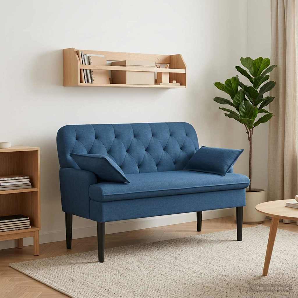 Zweisitzer Mit Knopfheftung 111 X 68 X 80 Cm Stoff