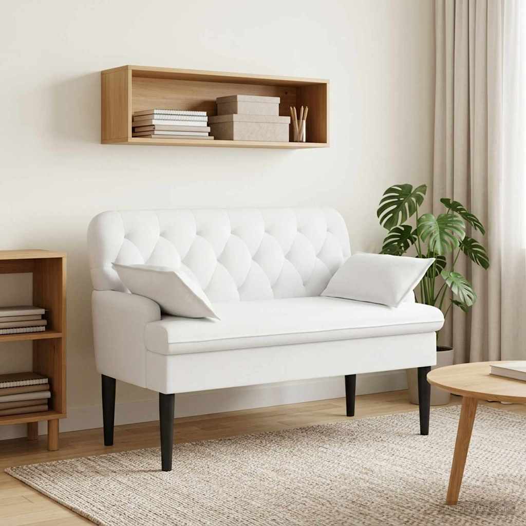 Zweisitzer Mit Knopfheftung 111 X 68 X 80 Cm Stoff