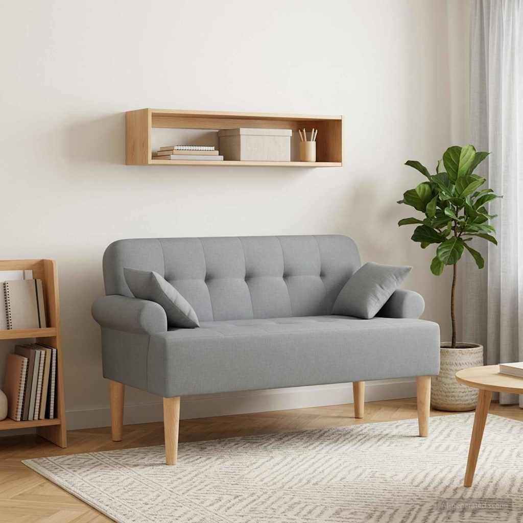 Zweisitzer Mit Knopfheftung 120 X 65 X 79 Cm Stoff