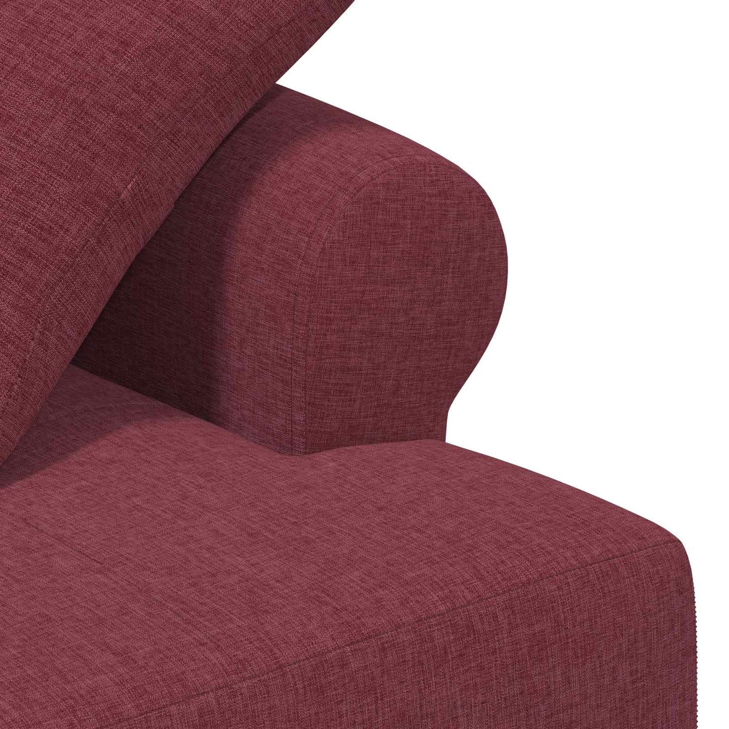 Zweisitzer Mit Knopfheftung Weinrot 120 X 65 X 79 Cm Stoff