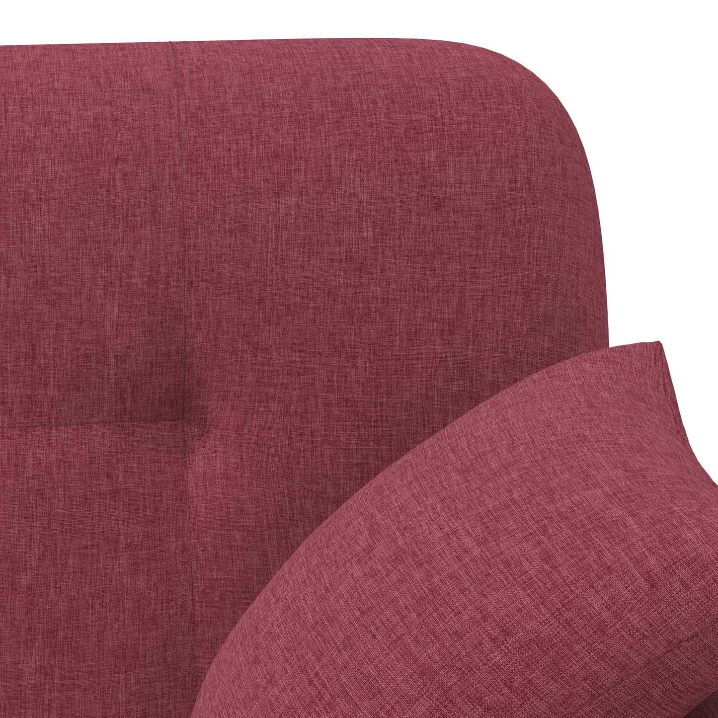 Zweisitzer Mit Knopfheftung Weinrot 120 X 65 X 79 Cm Stoff