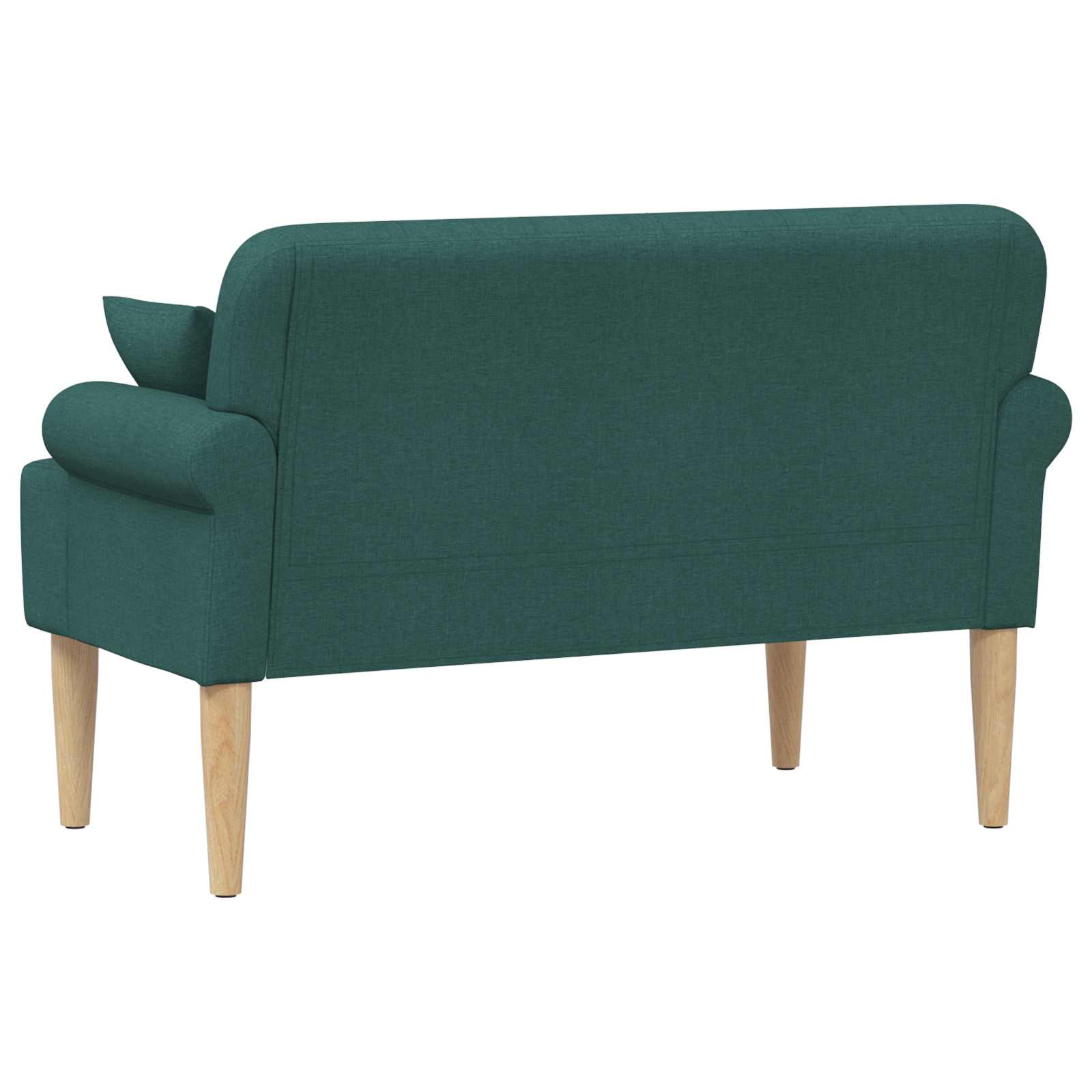 Zweisitzer Mit Knopfheftung Dunkelgrün 120 X 65 X 79 Cm Stoff