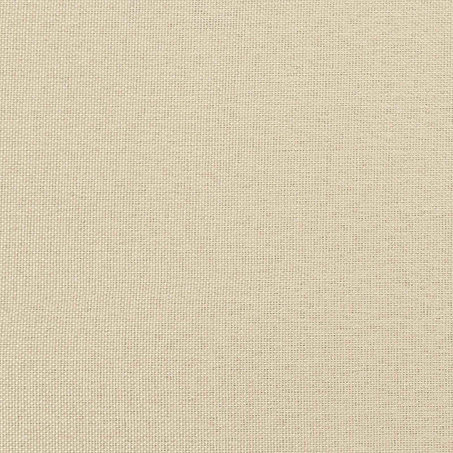 Zweisitzer Mit Knopfheftung Creme 120 X 65 X 79 Cm Stoff