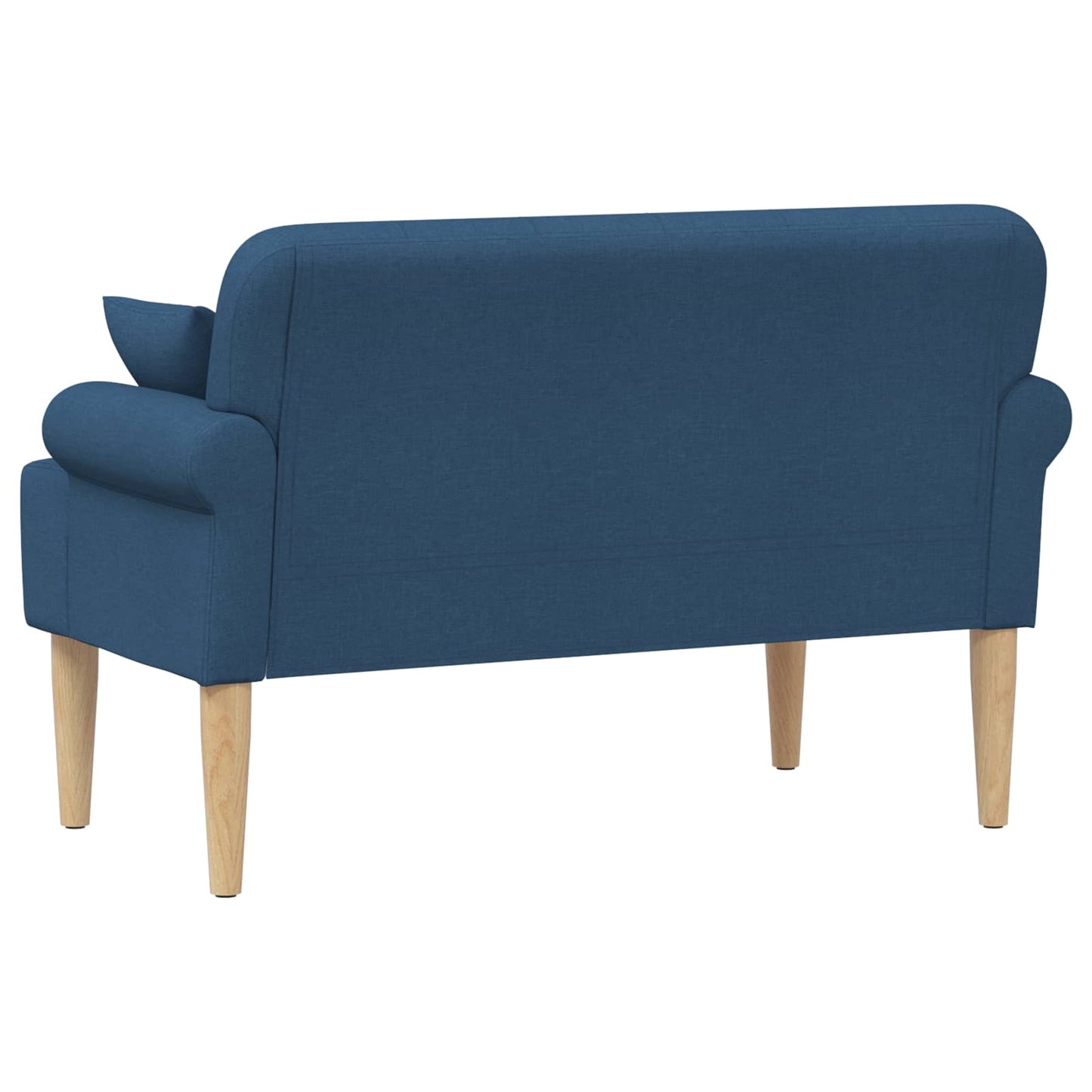 Zweisitzer Mit Knopfheftung Blau 120 X 65 X 79 Cm Stoff