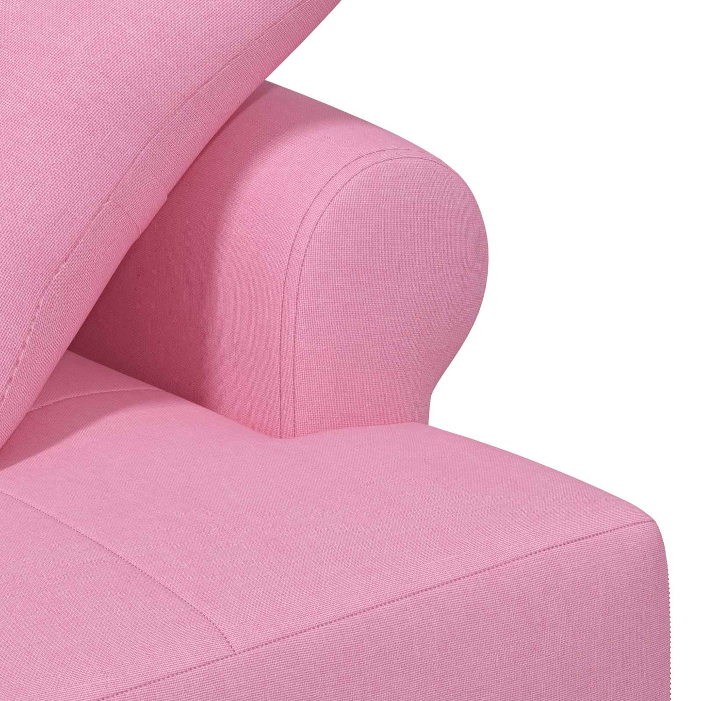 Zweisitzer Mit Knopfheftung Rosa 120 X 65 X 79 Cm Stoff