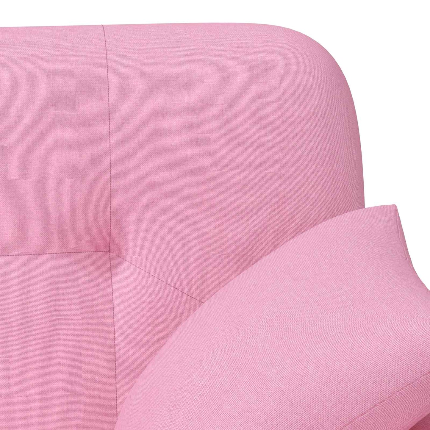 Zweisitzer Mit Knopfheftung Rosa 120 X 65 X 79 Cm Stoff