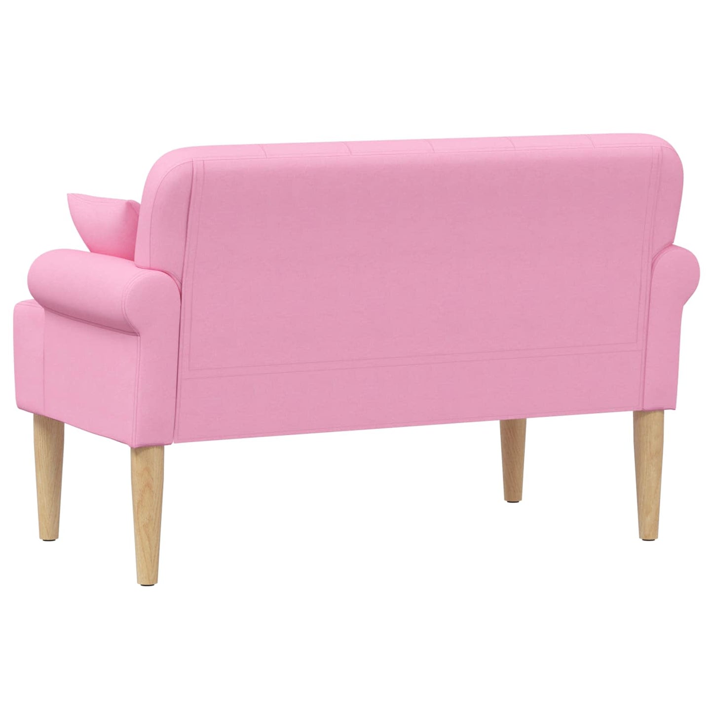 Zweisitzer Mit Knopfheftung Rosa 120 X 65 X 79 Cm Stoff