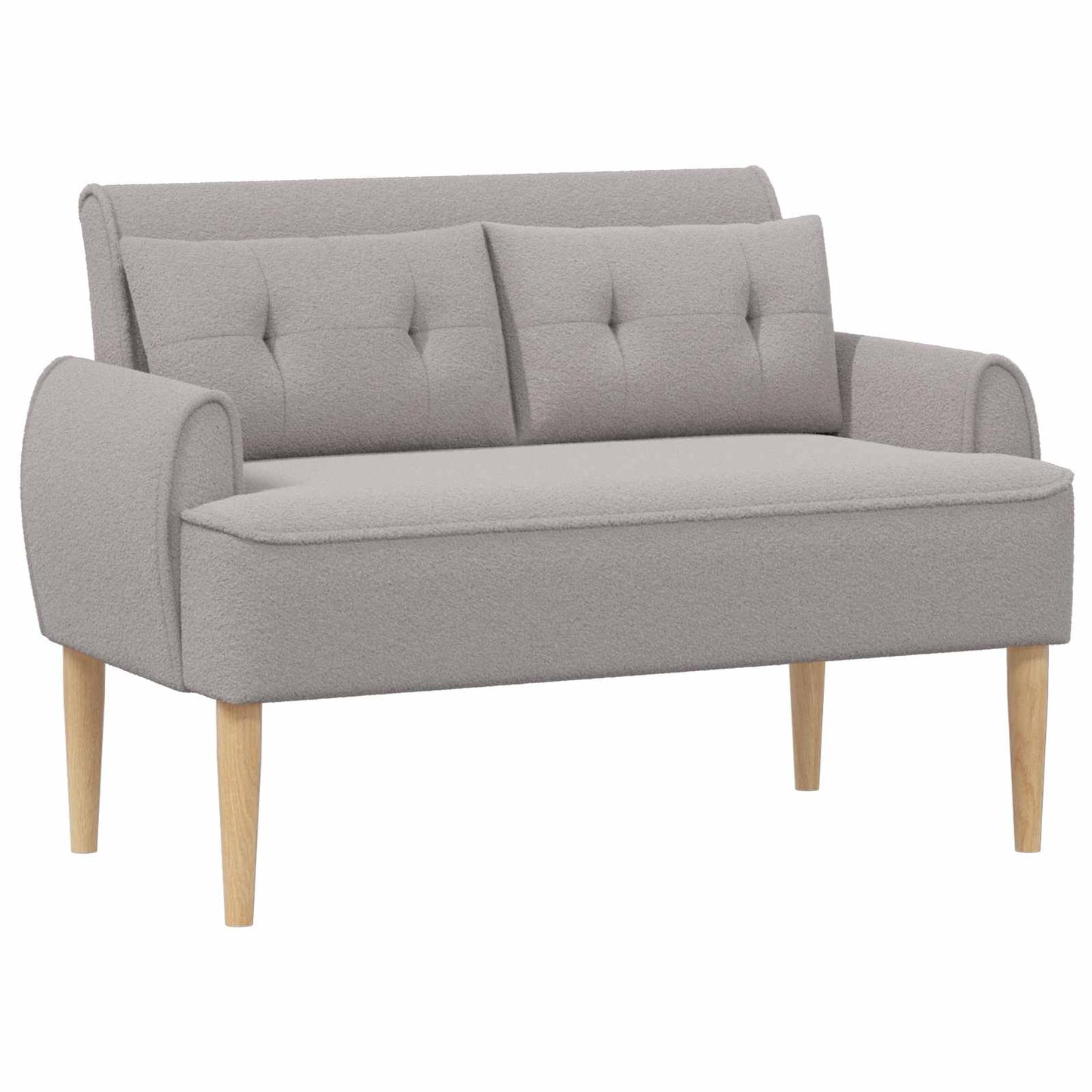 Zweisitzer Mit Knopfheftung 117 X 67 X 77 Cm Bouclé