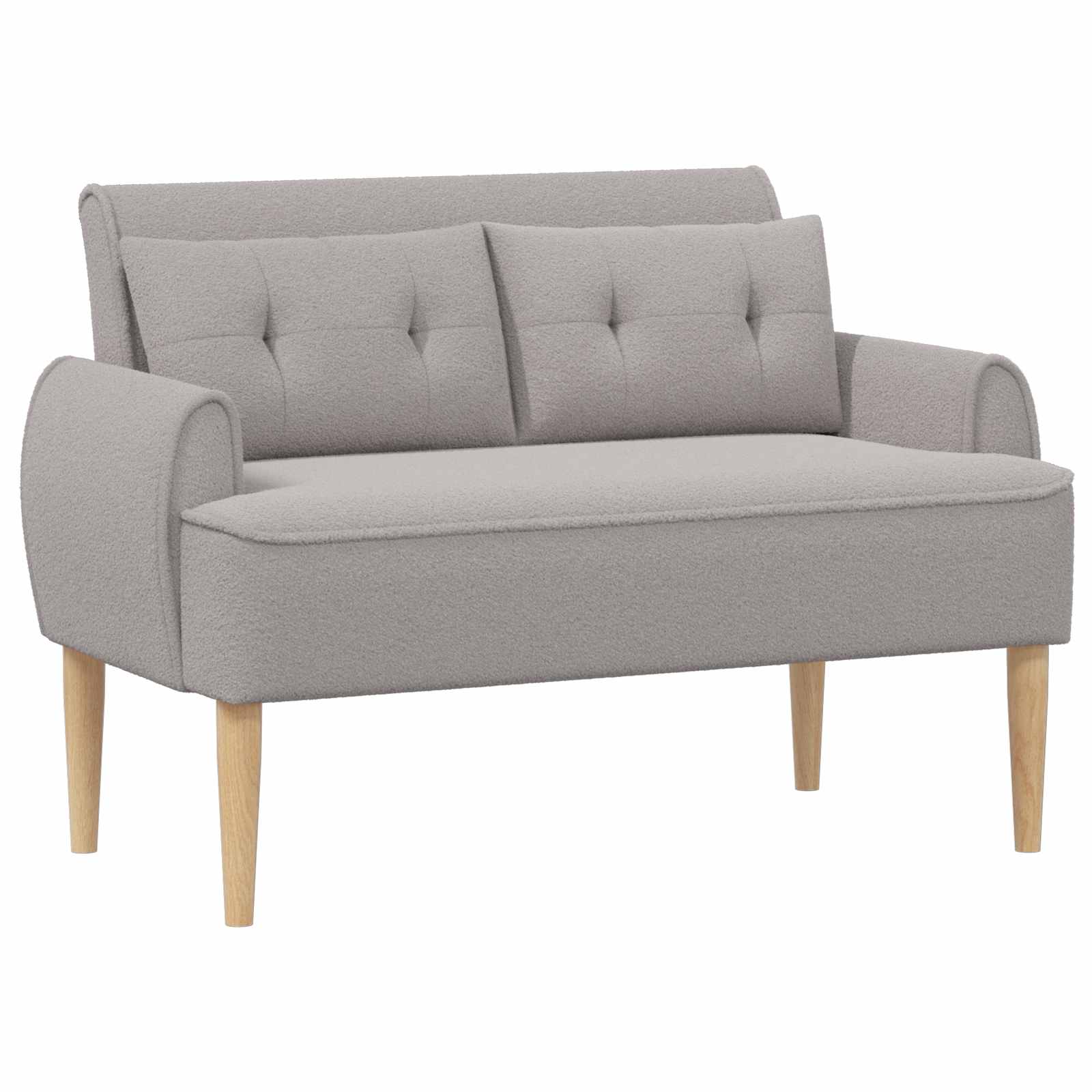 Zweisitzer Mit Knopfheftung 117 X 67 X 77 Cm Bouclé