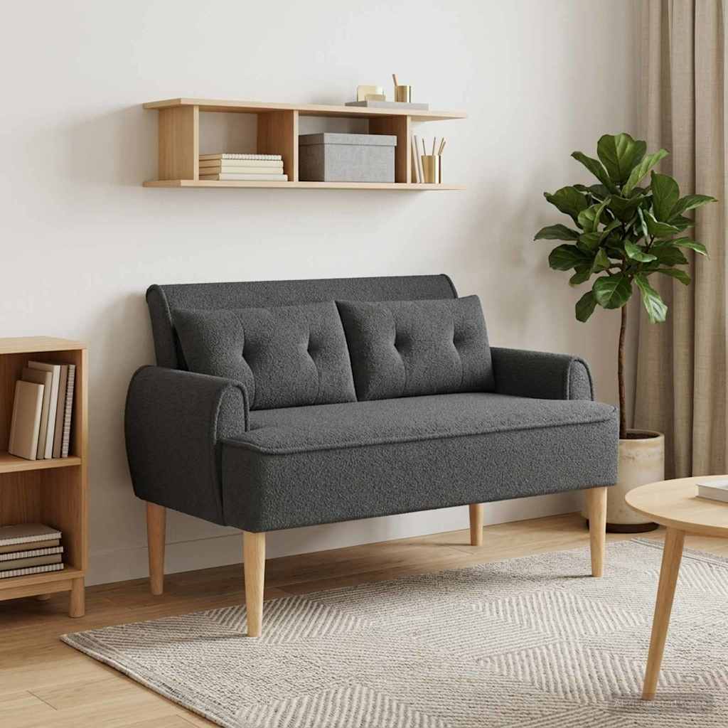 Zweisitzer Mit Knopfheftung 117 X 67 X 77 Cm Bouclé
